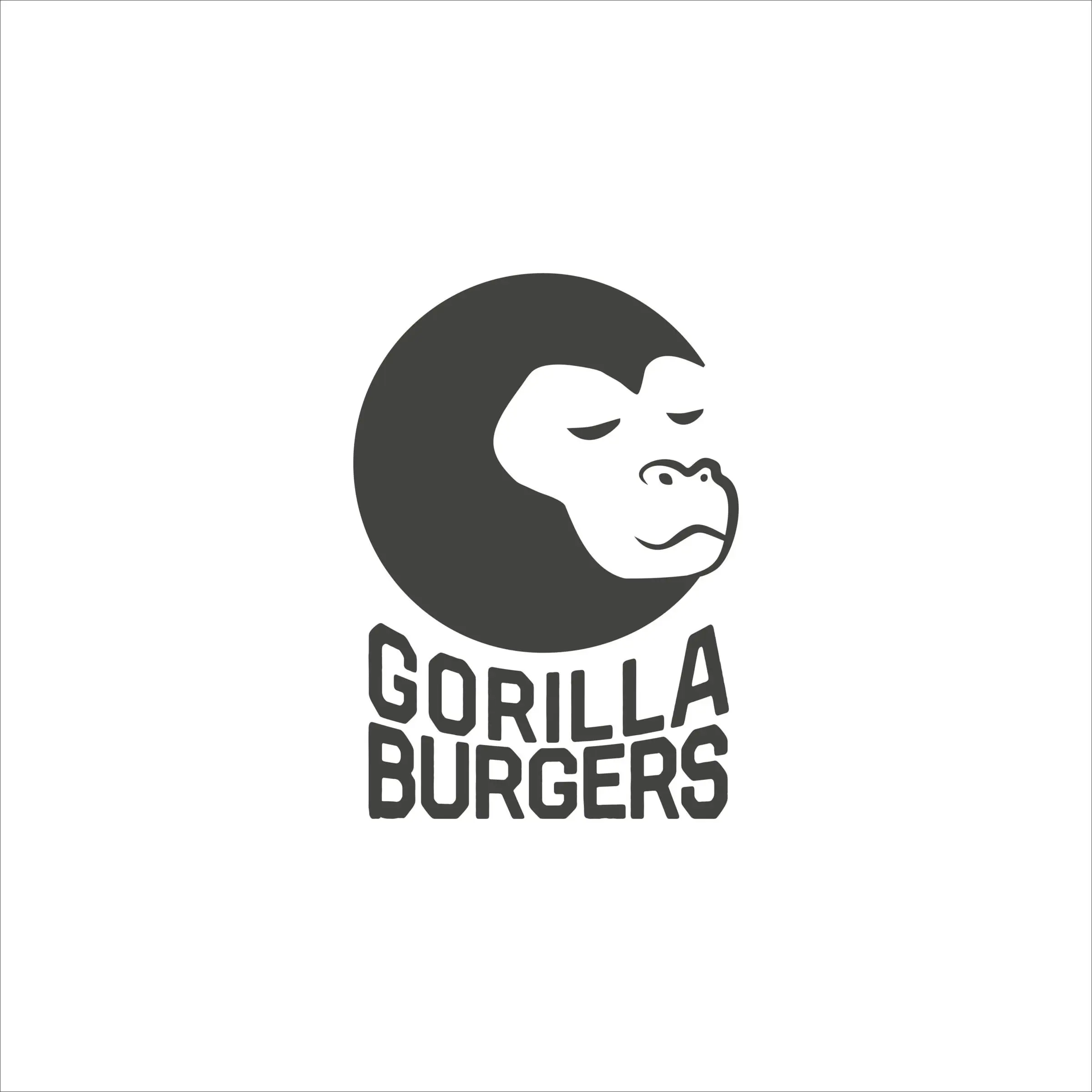 Gorilla burgers – Artrekos sukurtas logotipas